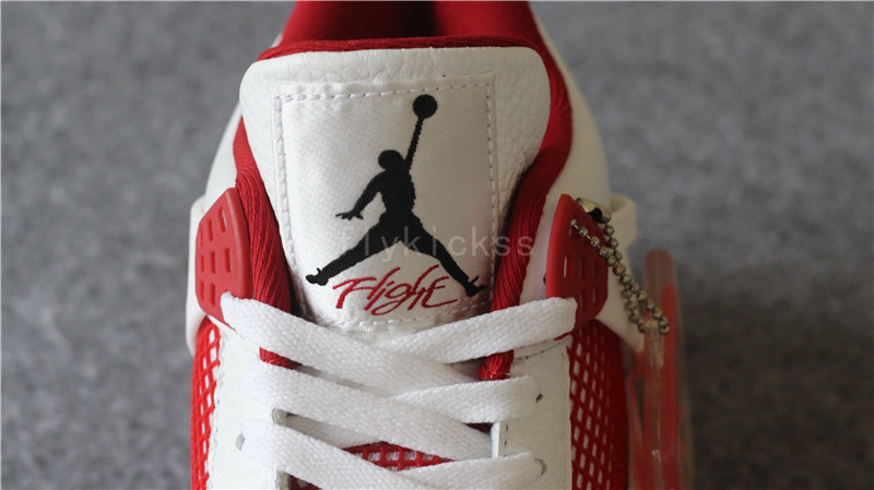 Air Jordan 4 Retro Low Alternate 89 White Red